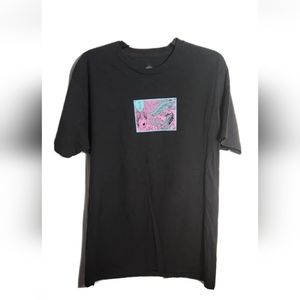 Junji Ito Uzumaki Spiral Spikes T-Shirt XL Black Pink Print Hot Topic Collection